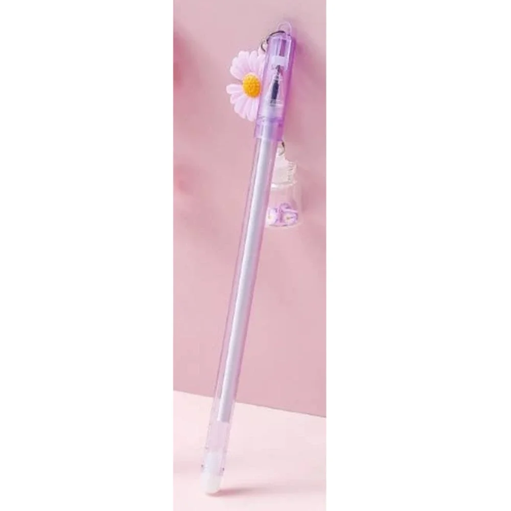 Wave Pattern Unicorn Pencil‎ Case/Makeup Bag Floral Gel Pen Bundle~~NWOT